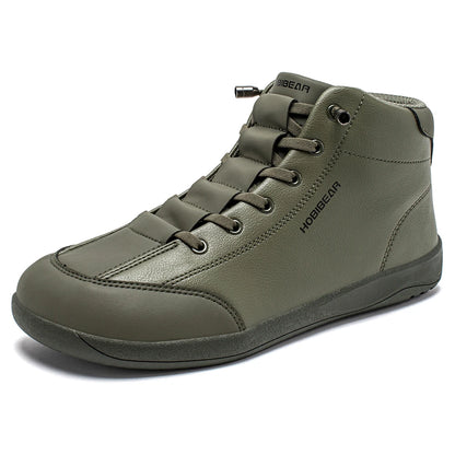 HOBIBEAR Mid-Top Barefoot Shoes – Unisex Wide Toe Minimalist Non-Slip Outdoor Sneakers