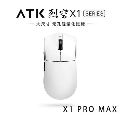 NEW ATK X1 Ultimate Wireless Gaming Mouse — PAW3950 Ultra, 8K Polling Rate, 2.4G, 0.3ms, 500mAh, 750IPS, 42,000 DPI for PC & Laptop