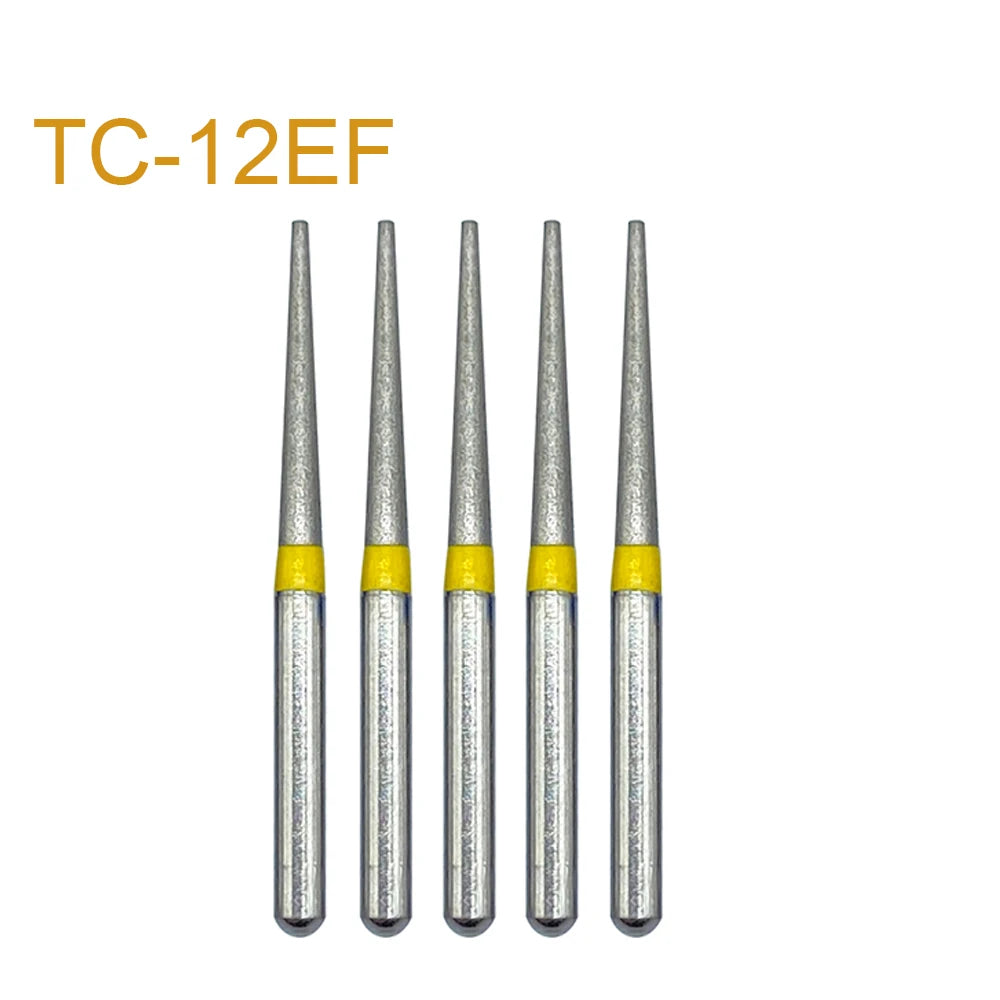 5pcs FG Dia 1.6mm Dental Drills – High-Speed Handpiece Diamond Burs for Teeth Whitening