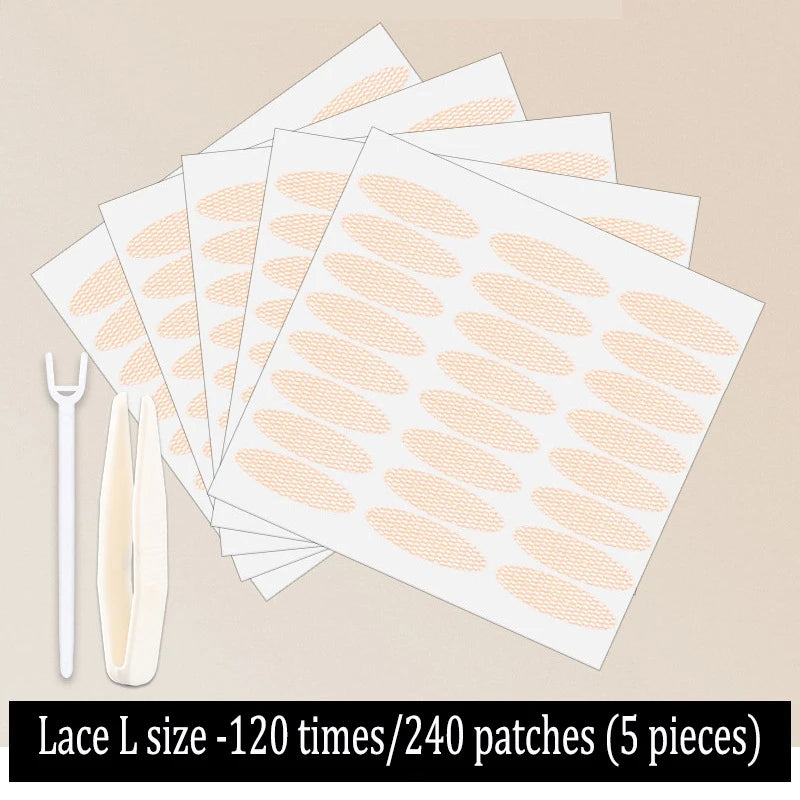 240PCS Invisible Eyelid Tape Stickers – Double Eyelid Lifting Patches for Drooping Eyelids MB310
