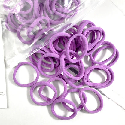 20/50PCS Hair Bands for Women & Girls - 4cm Elastic Rubber Ties, Simple Ponytail Holders & Hair Accessories