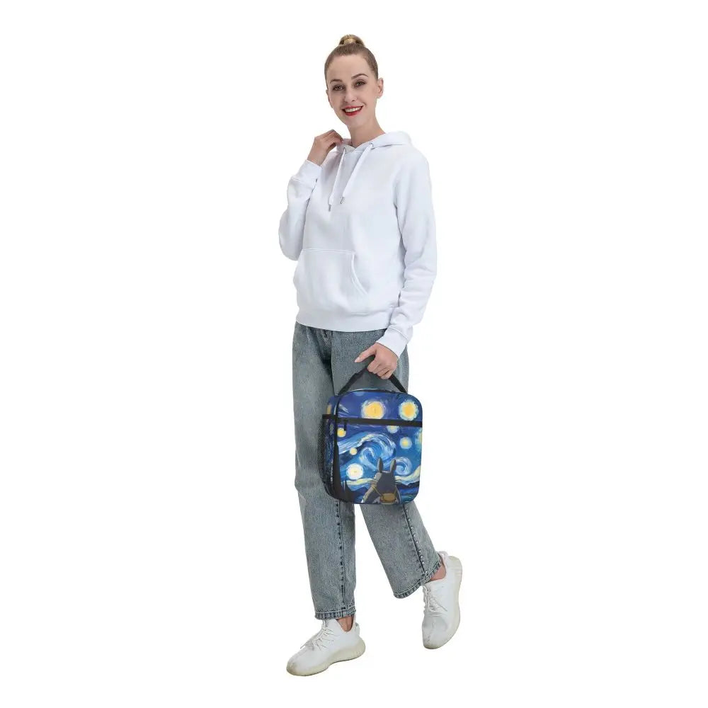 Totoro Miyazaki Anime Insulated Lunch Tote Bag – Portable Thermal Cooler for School & Office