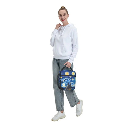 Totoro Miyazaki Anime Insulated Lunch Tote Bag – Portable Thermal Cooler for School & Office