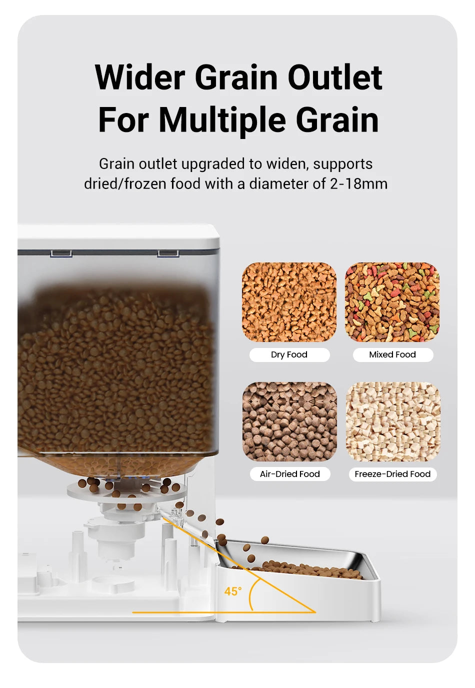 ROJECO 2-in-1 Automatic Pet Feeder & Water Fountain – 8.5L Dog Food Dispenser