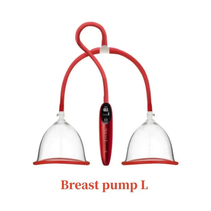 Electric Breast Massage Pump with Smart Vacuum Suction, Portable Breast Enhancement & Massage Therapy Device for Women