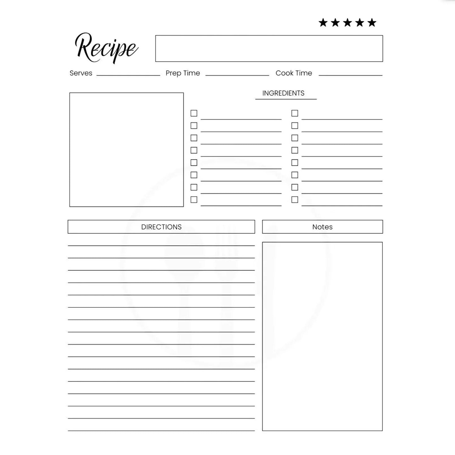 Cute Spiral Recipe Notebook – “My Favorite Recipe” Journal, Fun Kitchen Cookbook Organizer & Writing Notebook