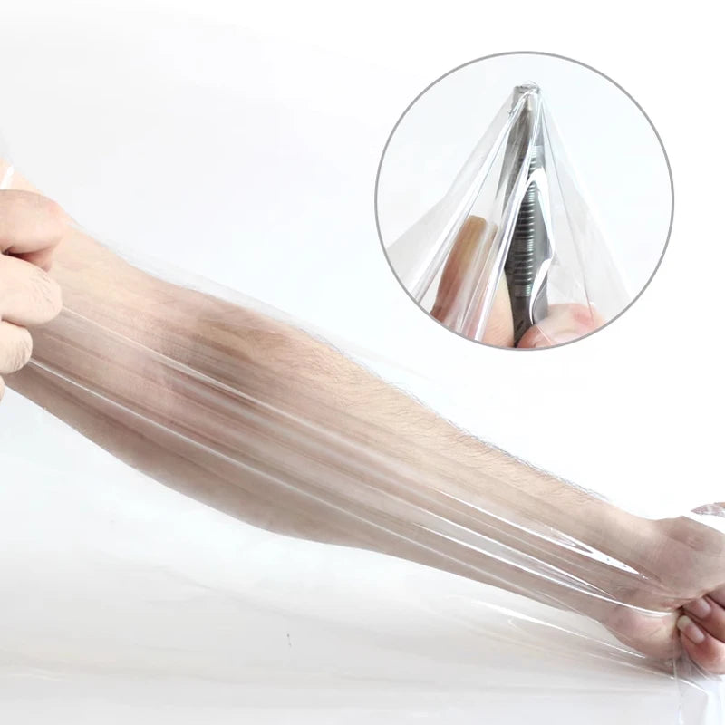 Winter Insulated Window Curtains – Thick Transparent Plastic, Windproof & Cold-Proof Sealing Screens