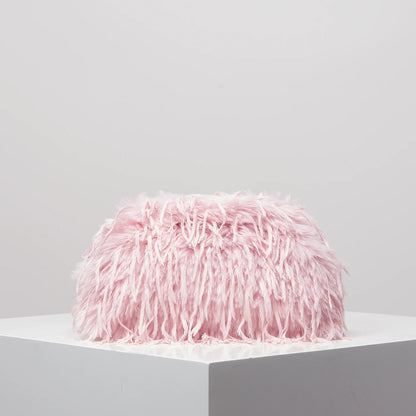 Y2K Plush Clutch Bag - Candy Color Dopamine Style Women's Dinner Purse