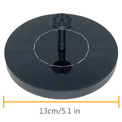 Mini Solar Powered Water Fountain – Floating Garden & Pond Waterfall Pump for Bird Bath, Outdoor Decorative Water Feature