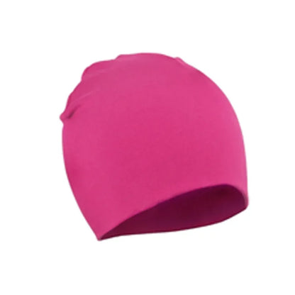 Baby Cotton Beanie Hat - Soft Candy Color Cap for Newborns, Toddlers & Kids
