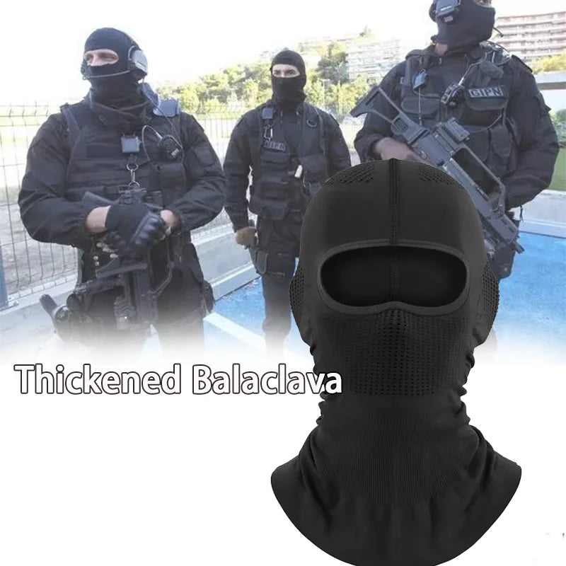 Military Tactical Balaclava Face Mask - Breathable, Dustproof, Wear-Resistant for Army, Police, Motorcycle Helmet Liner