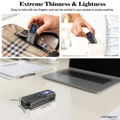 AI-Powered RF Signal Scanner - Portable Hidden Camera Detector with HD Display for Hotel & Travel Privacy Safety
