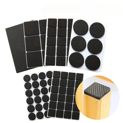 Non-Slip Self-Adhesive Furniture Pads – EVA Round & Square Table, Chair, Sofa Leg Floor Protectors Mat