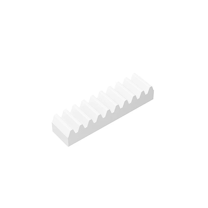 Gobricks GDS-1171 Gear Rack 1x4 — Compatible with LEGO 3743, Educational DIY Building Blocks for Kids