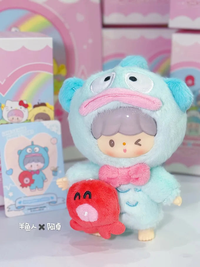Genuine Sanrio x zZoton Love-League Buddies Vinyl Dolls Blind Box – Cute Hello Kitty & Kuromi Collectible Toys Gift