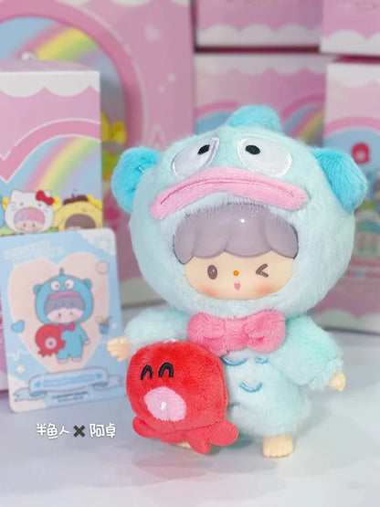 Genuine Sanrio x zZoton Love-League Buddies Vinyl Dolls Blind Box – Cute Hello Kitty & Kuromi Collectible Toys Gift