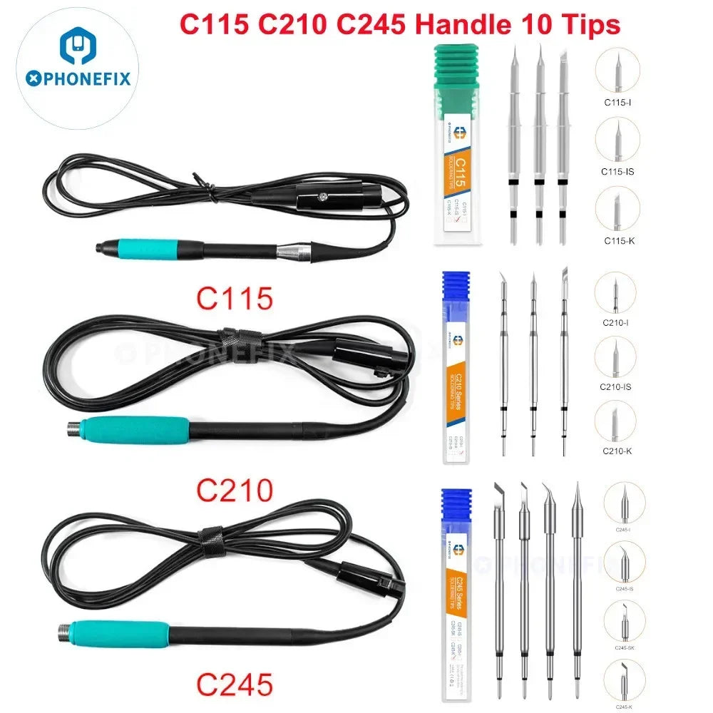 Sugon Soldering Handle — Compatible with T245/T210/T12/T115 for JBC, Aifen, A9PRO Welding Stations