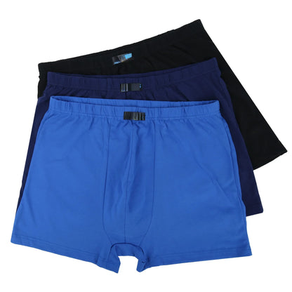 100% Cotton Men's Boxer Briefs - 4PCS Loose Underwear, Plus Size 8XL-10XL Comfortable Shorts
