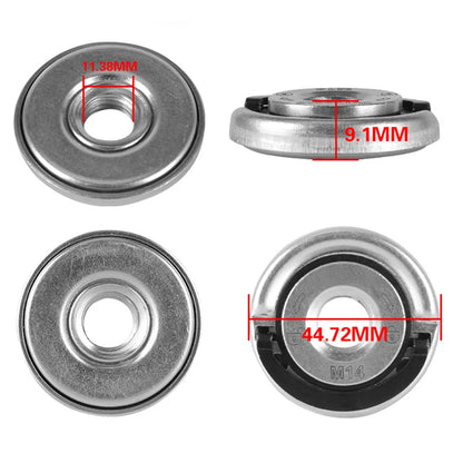 M14 Angle Grinder Quick Release Self-Locking Flange Nut - Pressing Plate Power Chuck for Efficient Grinding