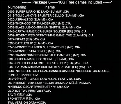 Original Used 3DSXL/3DSLL/GBA Handheld Game Console – 3D Games Compatible