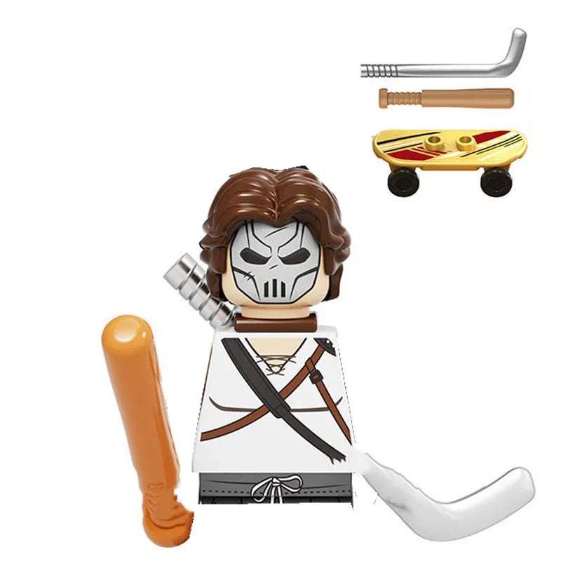 KDL831 Mini Action Figure Building Blocks – Leo, Raph & Don Weapons Movie Bricks MOC DIY Toys for Kids
