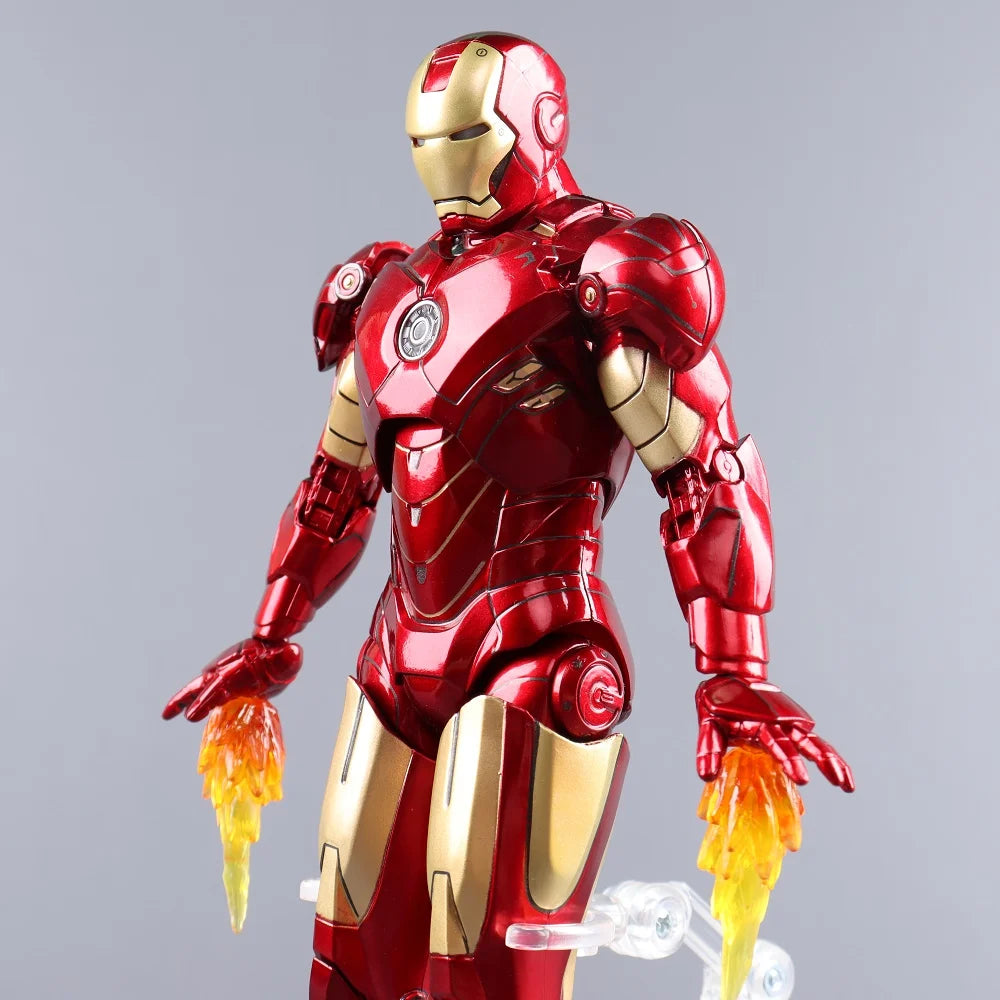 ZD Toys 7" Iron Man Action Figures – Joint Movable MK1 to MK50 Movie Collectible Dolls
