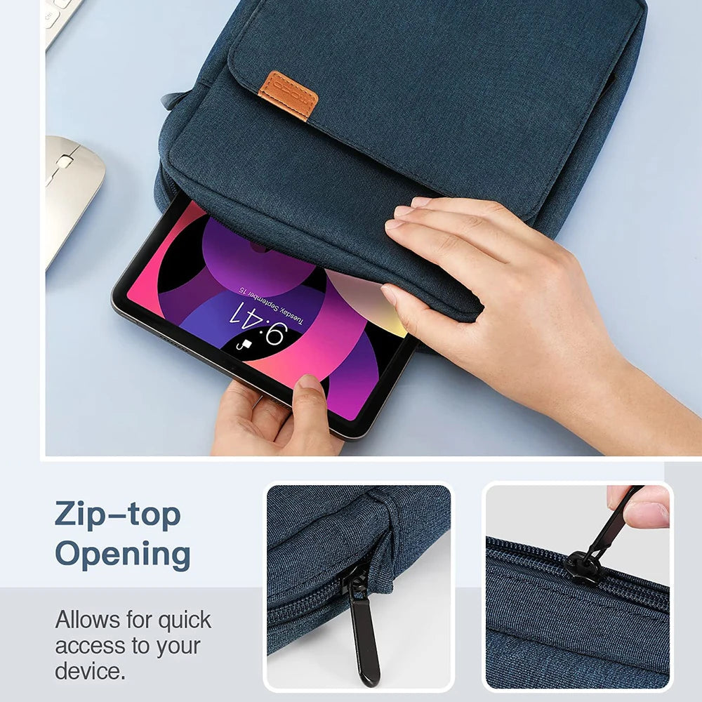 Tablet Sleeve Case – For Samsung Galaxy Tab S9, S8, S7, FE, Lite, A7, A8, A9 Plus & Xiaomi Mi Pad 5/6 Pro, Portable Pouch