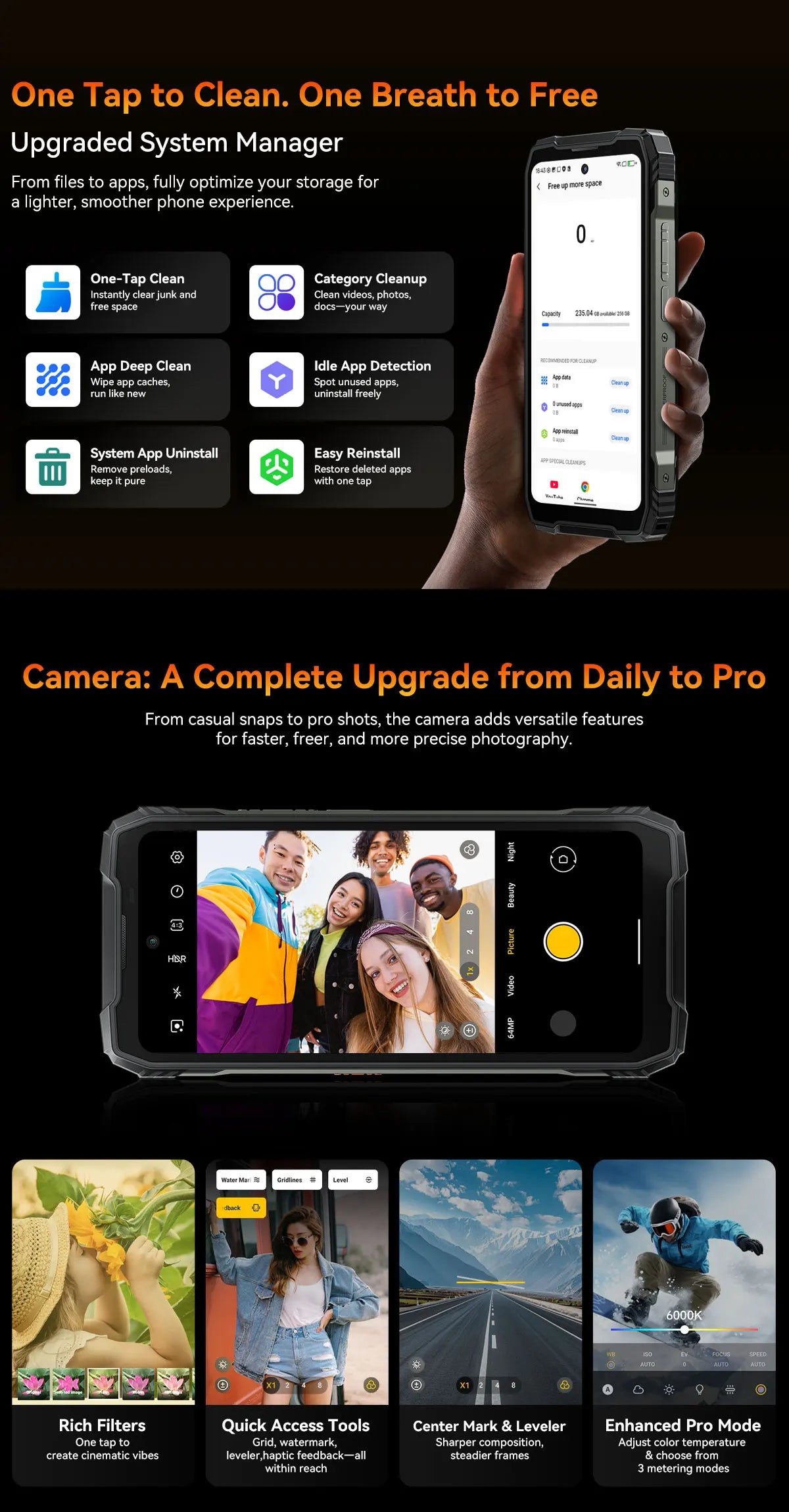 Blackview XPLORE 1 Pro Rugged Smartphone – Android 15, 6.78" 2.4K, 12GB+256/512GB, 20000mAh with FLIR Thermal Imaging