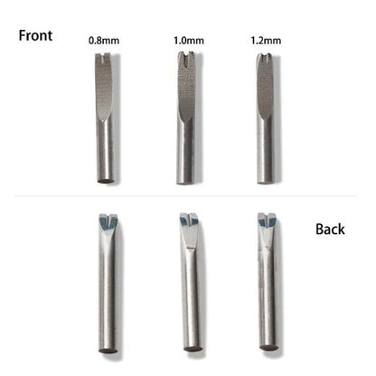 7-in-1 Professional Leather Craft Tool – Adjustable Stitching, Slotting & Creasing Trimmer for DIY Handmade Leatherwork