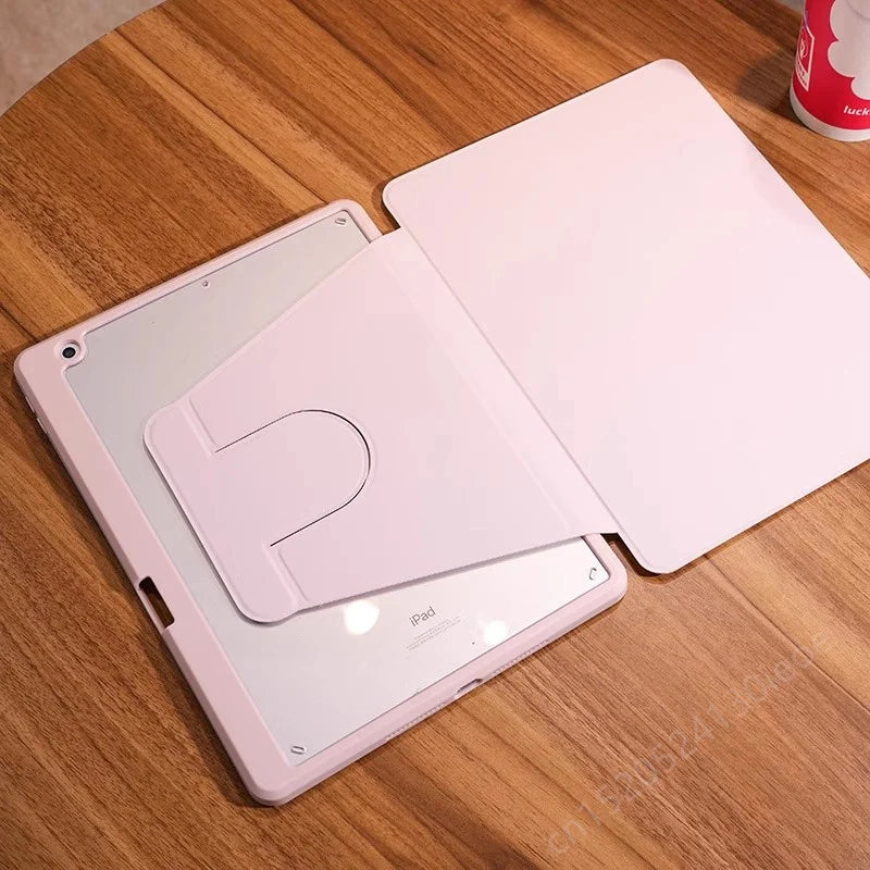 360° Rotating iPad Case – Protective Cover for iPad 10.2, 10th Gen, Pro 12.9/13, Air 11, 9.7 Inch