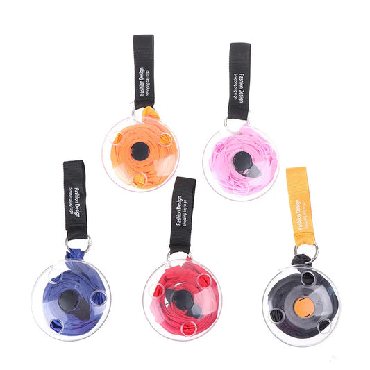 Folding & Stretching Storage Bag | Convenient Supermarket Shopping Bag with Rotating Design | Small Disc Shopping Bag