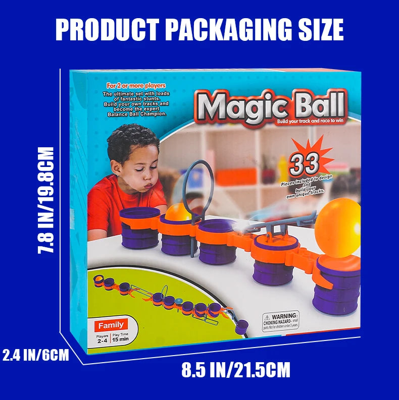 Children’s Cup Jump Ball Board Game — Lung Vitality & Sensory Exercise Toy for Parent-Child Fun, Boys & Girls