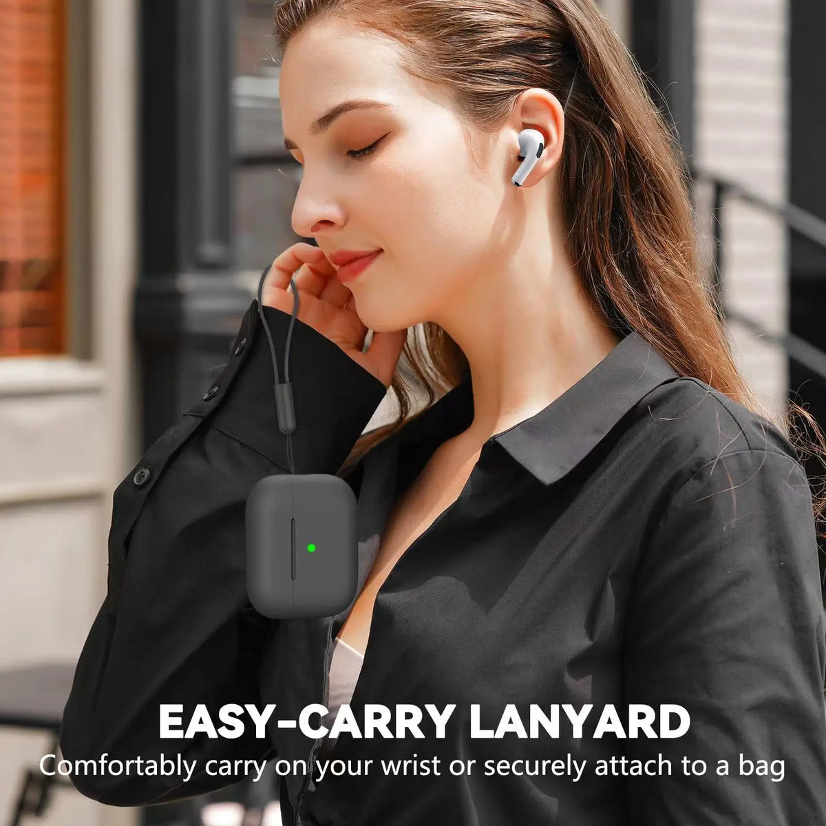 AirPods Pro 2 Silicone Case Cover - Soft Protective Case with Cleaning Kit for Apple AirPods Pro 2nd Generation