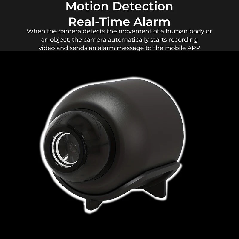 X5 Mini WiFi Security Camera - 1080P HD Wireless Surveillance Camera with Night Vision & Motion Detection