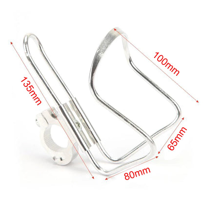 Bike Water Bottle Holder – Aluminum Alloy Handlebar Mount, Cycling Bottle Cage for Mountain Bikes, 1x Bracket