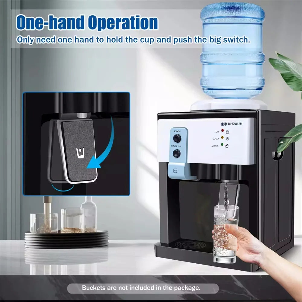 5 Gallon Top Loading Water Cooler Dispenser – Countertop Hot & Cold Drinking Machine