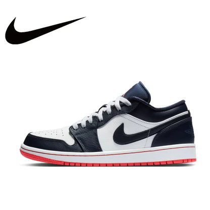 Nike Air Jordan 1 Low – Light Smoke Grey Retro Basketball Shoes | Men's Wear-Resistant, Anti-Slip Sneakers