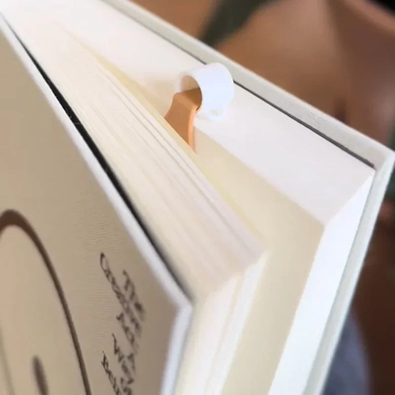 Cute Spilled Coffee Bookmark – Funny Corner Marker for Books, Creative Reading Stationery & School Supplies