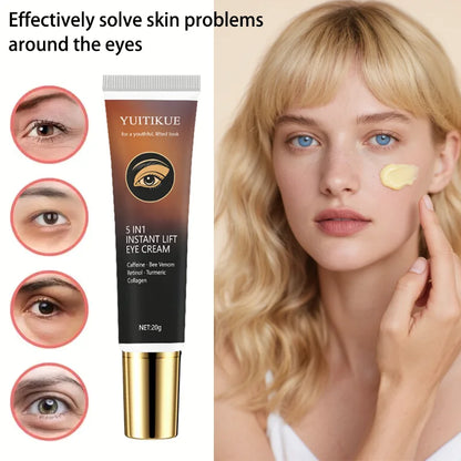 Peptide Eye Cream – 20g Firming & Hydrating Eye Moisturizer with Plant Stem Cells and Hyaluronic Acid