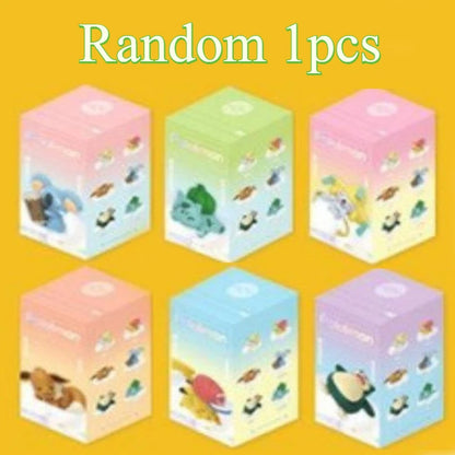 Dreamy Pokémon Blind Box Figures - Cute Pikachu and Kirby-Style Desktop Ornaments for Office Décor and Gifts