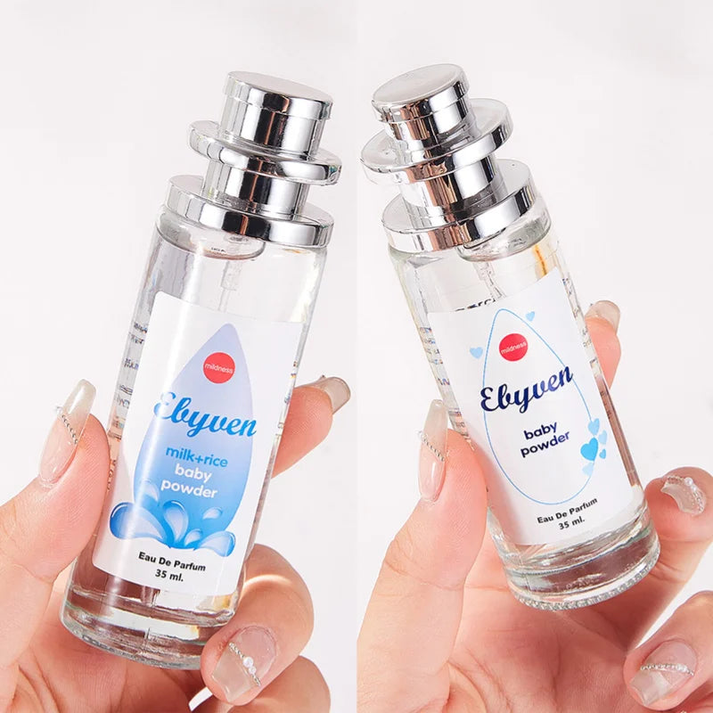 Milk Rice Baby Powder Eau de Parfum 35ml – Long-Lasting Bloom Bedtime Scent, High-Quality Portable Perfume by Israel Tower
