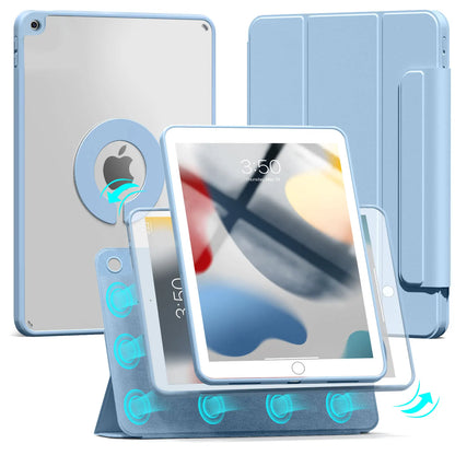 Magnetic Case for iPad 10.2, Air, Pro 11/12.9 & Mini 6 – Detachable Back Shell for 2022 Models