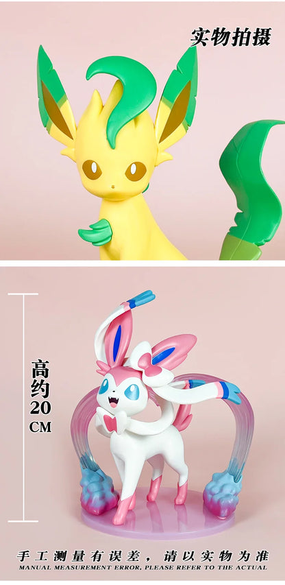 Anime Pokemon Figures – Sylveon, Umbreon, Leafeon Cute Statue Models for Tabletop Collection & Girl’s Birthday Gift