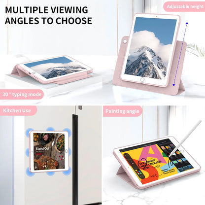 Magnetic Case for iPad 10.2, Air, Pro 11/12.9 & Mini 6 – Detachable Back Shell for 2022 Models