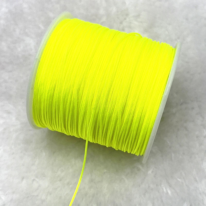 Nylon Macrame Cord Thread (0.4–1.5mm) – Braided DIY Bracelet, Beading & Tassel String