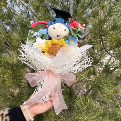 Anime Series Plush Toy Bouquet — Children’s Day, Birthday, Valentine’s & Graduation Gifts