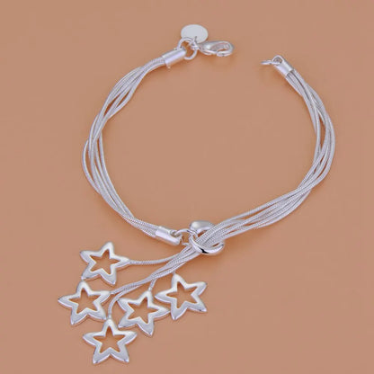 925 Sterling Silver Bead Bracelet – High-Quality Romantic Chain for Women, Fashion Jewelry Gift for Engagement, Party & Wedding