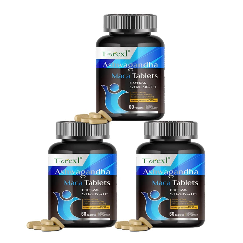 Ashwagandha Performance Support Supplement – Day & Night Formula for Energy, Endurance & Physical Vitality Optimization