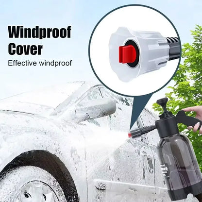 2L Hand Pump Foam Sprayer | High Pressure Pneumatic Washer and Snow Foam Spray Bottle for Car and Home Cleaning