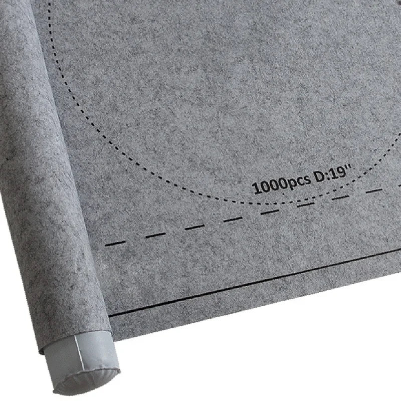 Puzzles Pad Roll-Up Felt Mat – Portable Playmat for Up to 1500-Piece Jigsaw Puzzle (Mat Only)